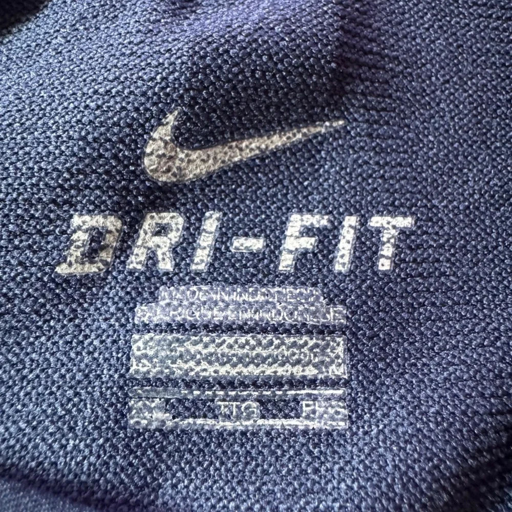 Nike Yale Elite Coaches Polo Shirt Mens‎ Adult Size 2XL Navy Blue White Collar